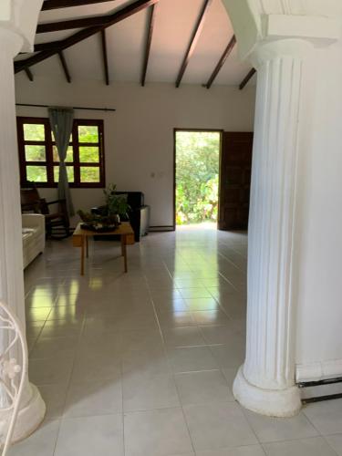 Posezení v ubytování hospedaje queremal casa de campo ecopolis