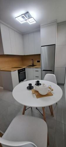 Kuchyň nebo kuchyňský kout v ubytování Studio pod Gmachem