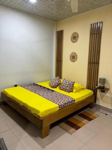 Llit o llits en una habitació de Residence Cloé