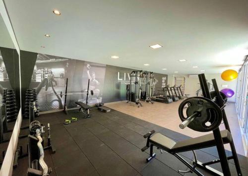 Fitness centrum a/nebo fitness zařízení v ubytování Livin Resort Home 317