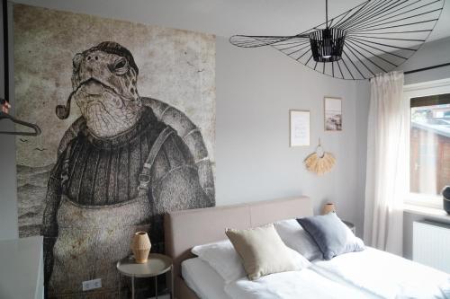 Un ou plusieurs lits dans un hébergement de l'établissement Küstenbutze Büsum