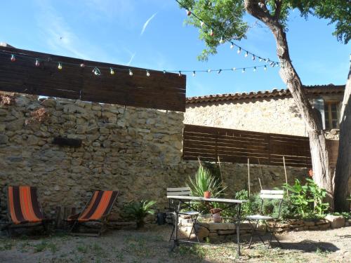 Terrasse ou espace extérieur de l'établissement Chez Lola-Maison d'hôtes Corbières