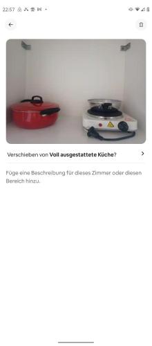 a page of a website with a picture of a appliance at Casa kira in Encarnación