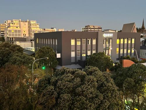 Edificio en el que se encuentra el apartahotel