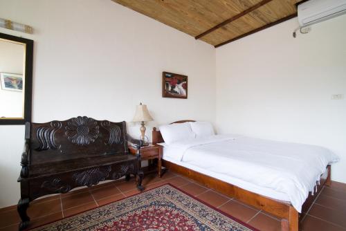 Cama o camas de una habitación en Monet Garden Coffee Farm