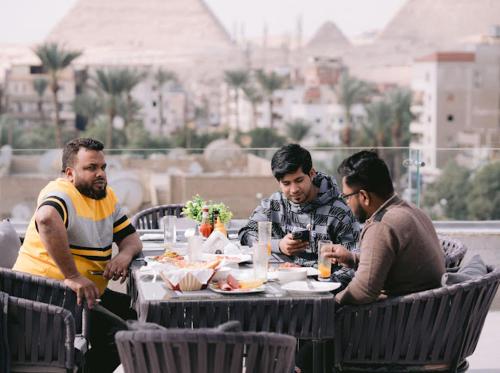 Nápoje v ubytování Tuya pyramids inn