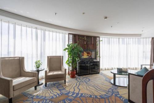 Χώρος καθιστικού στο Yang Peng Jin Jiang Hotel