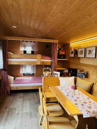 Kuchyň nebo kuchyňský kout v ubytování Chalet Josef