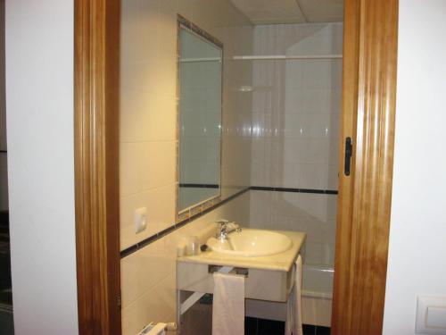 Ett badrum på Hotel San Julian