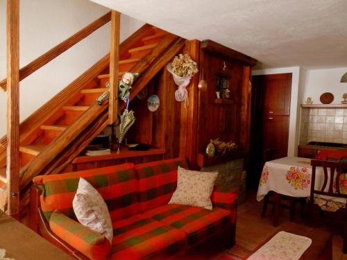 Χώρος καθιστικού στο B&B Le Temps d'une Pause