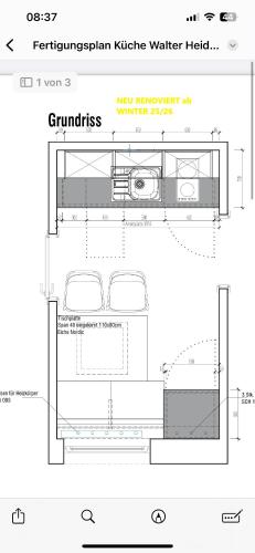 a schematic diagram of a water house at Nonas B&B in Galtür