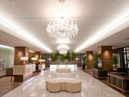 Un lugar para sentarse en Solaria Nishitetsu Hotel Fukuoka