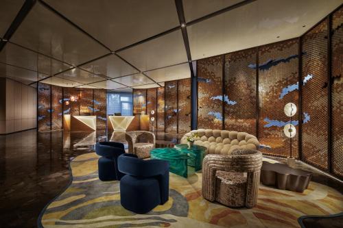 Ruang duduk di Hotel Indigo Shanghai Harbour City