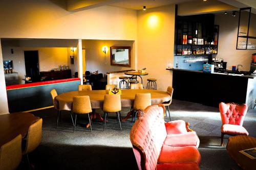 Χώρος καθιστικού στο Skyline Penthouse Apartments Falls Creek