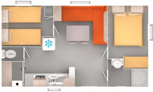 Κάτοψη του Mobil Home Chamonix Mont Blanc 340MP