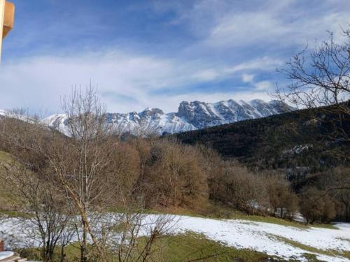 Paisaje cerca de este chalet de montaña