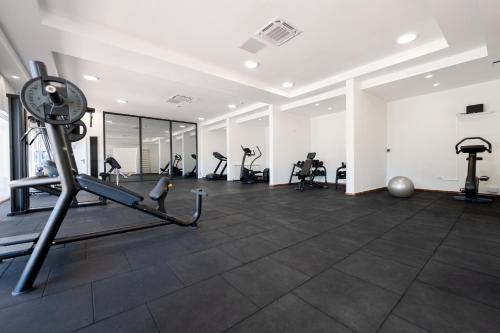 Fitness centrum a/nebo fitness zařízení v ubytování MASLINICA Mimosa Lido Palace Hotel