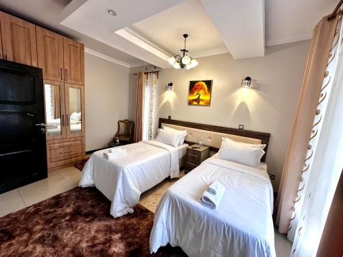 The Vista Residenceにあるベッド