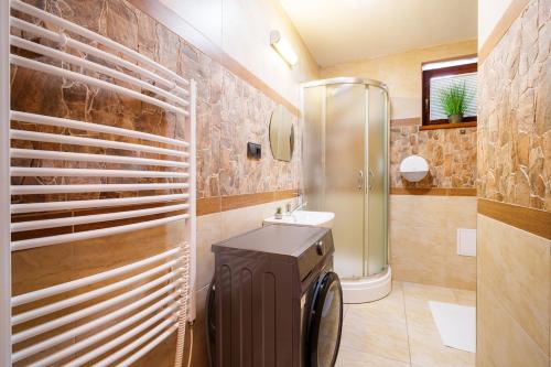 Vannituba majutusasutuses Bungalow Rakytovce