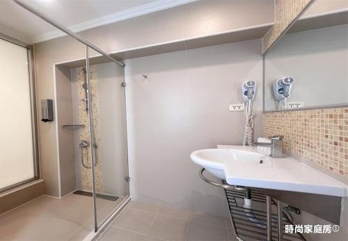Bilik mandi di Nagahiro Hotel, Taichung Wenxin Branch