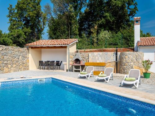 Bazén v ubytování Holiday home in Labin with private pool nebo v jeho okolí
