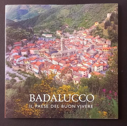 a painting of a town on top of a hill at CASA LEONE BADALUCCO in Badalucco