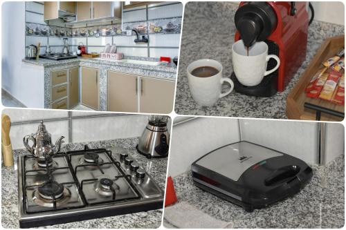 Una cocina o zona de cocina en White Majorelle Horizon