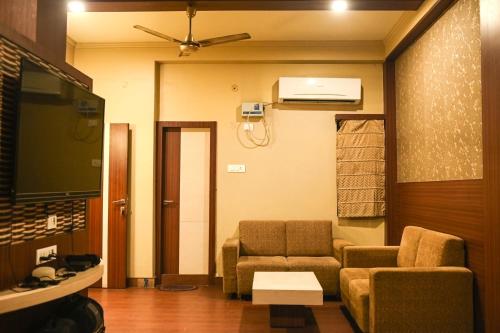 Гостиная зона в Backpackers Park Varanasi
