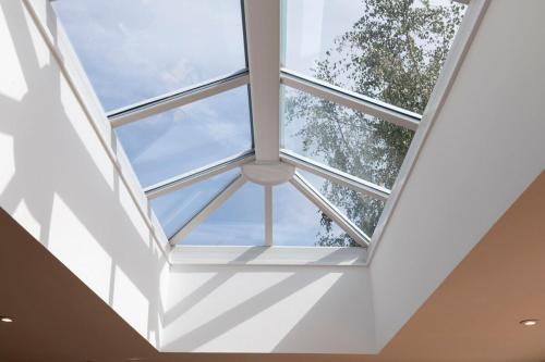 a skylight in the ceiling of a house at Lythwood House in Gloucester