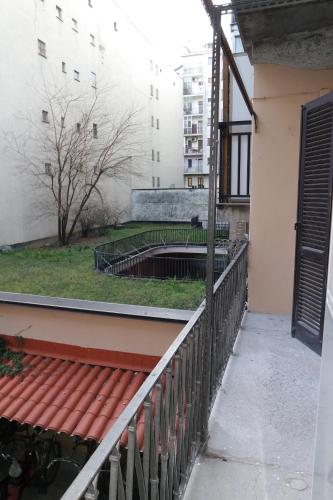 a view from the balcony of a building at Grattacielo Rooms in Turin