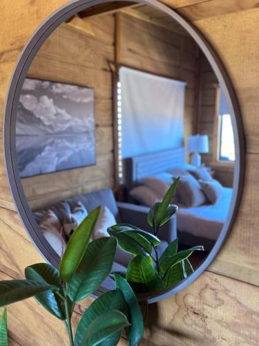 Un lugar para sentarse en Ocean Hill Cabins