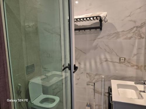 Koupelna v ubytování Aeroperla Prestige Casablanca Airport