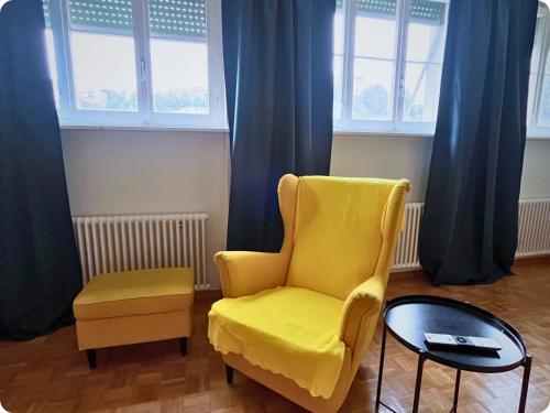 Posezení v ubytování Elegant Vaudois