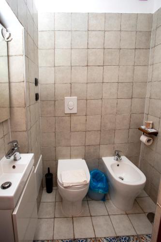 Koupelna v ubytování Hotel Neapolis