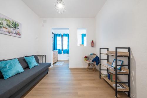 Χώρος καθιστικού στο Casa Anna