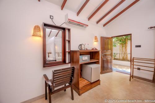 Kuchyň nebo kuchyňský kout v ubytování Central Beach Inn