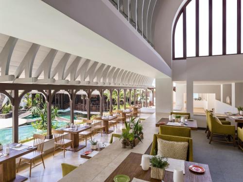 Shangri-La Le Touessrok, Mauritius tesisinde bir restoran veya yemek mekanı