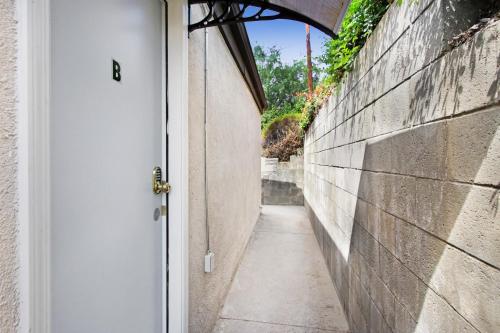 a door leading to a hallway with a wall at Beautiful House with Fantastic view in Azusa in Azusa
