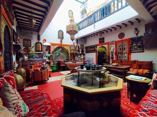 Zona de estar de riad cherif