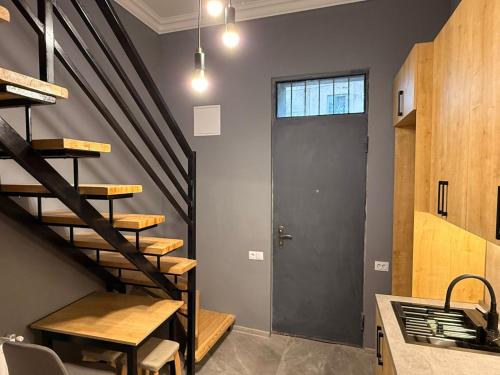 Η κουζίνα ή μικρή κουζίνα στο Dinamo House