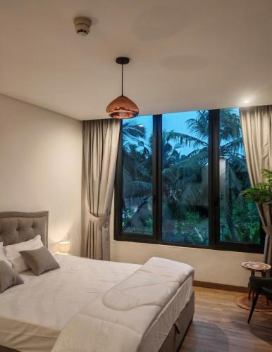 Voodi või voodid majutusasutuse Studio in Salalah Millennium Resort toas