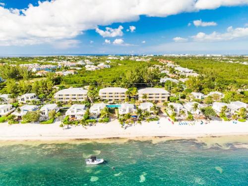 an aerial view of a resort on a beach at Caribbean Paradise #29 Condo in Lambert House