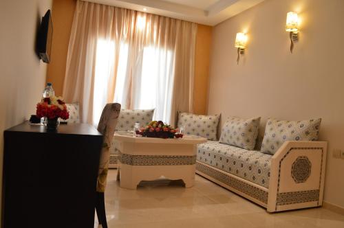 Posezení v ubytování Hotel La Luna