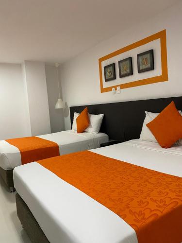 Hotel Portofinoにあるベッド