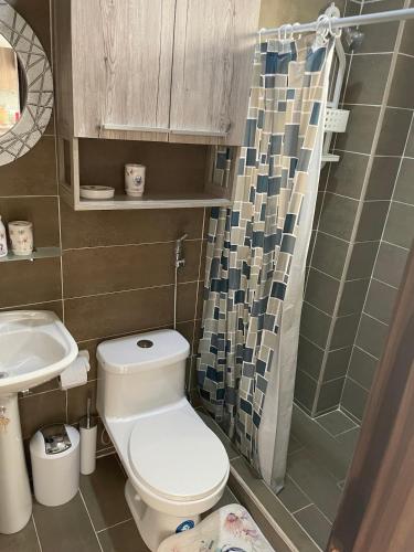 Ένα μπάνιο στο Comfortable apartment of Playa en Punta Blanca