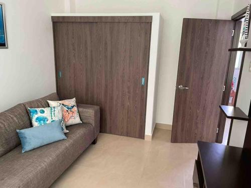 Χώρος καθιστικού στο Comfortable apartment of Playa en Punta Blanca