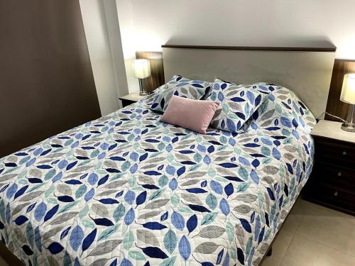 Ένα ή περισσότερα κρεβάτια σε δωμάτιο στο Comfortable apartment of Playa en Punta Blanca