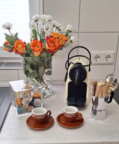 Παροχές για τσάι/καφέ στο Hill43 Ferienwohnung Tuttlingen