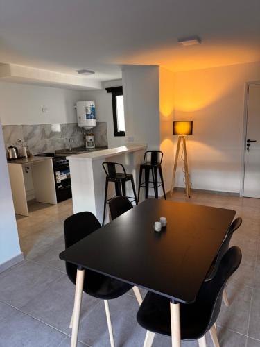 Kuchyň nebo kuchyňský kout v ubytování Depa Apart