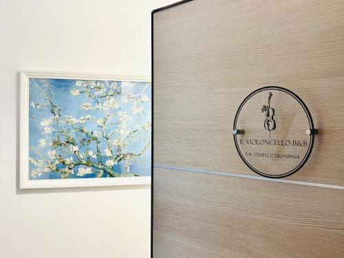 Certifikát, hodnocení, plakát nebo jiný dokument vystavený v ubytování Il Violoncello B&B